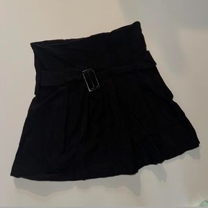 Gorgeous Black Skirt with Belt